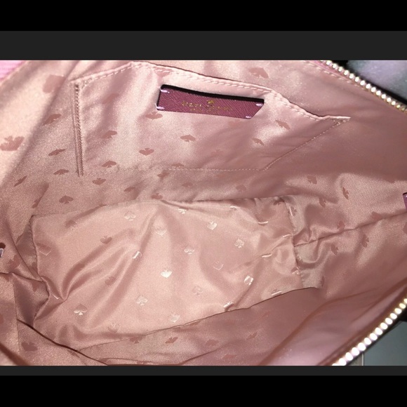 KATE SPADE LOLA GLITTER SMALL SATCHEL & WALLET NWT - Picture 13 of 16